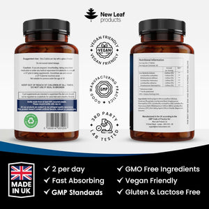 Bio Cultures for Daily Gut Health - Multi Strain Supplements - Acidophilus Tablets High Strength - Digestive & Gut Health Supplements Lactobacillus - Vegan, Gmo-Free, Gluten-Free, UK Made