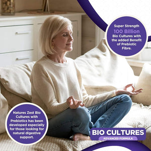 Bio Cultures Complex Probiotics & Prebiotics 100 Billion CFU - 6 Month Supply - Pro Biotics for Gut Health with Lactobacillus & Saccharomyces Boulardii - Vegan Probiotics for Men & Women - 180 Caps