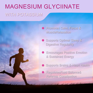 Magnesium Glycinate Gummies - 400Mg High Absorption Formula for Sleep, Stress Relief & Muscle Health - Apple Flavor, 30 Days Supply for Adults,Non-Gmo
