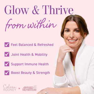 Applied Nutrition - Coleen Rooney - Marine Collagen - Anti-Aging Formula - Best Skin Rejuvenation - Best Joint Support - Radiant Complexion - (14 Sachets - 12.5G Each) (Strawberry)