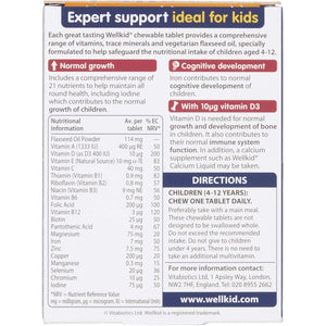 Vitabiotics Wellkid Multi-Vitamin Smart Chewable - 30 Tablets