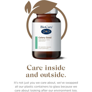 Biocare Celery Seed Extract - Supports the Body'S Natural Eliminative Process - 30 Capsules