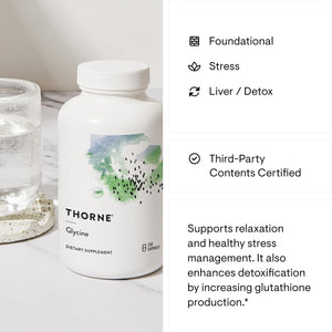 Thorne Glycine - Amino Acid Support - 250 Capsules