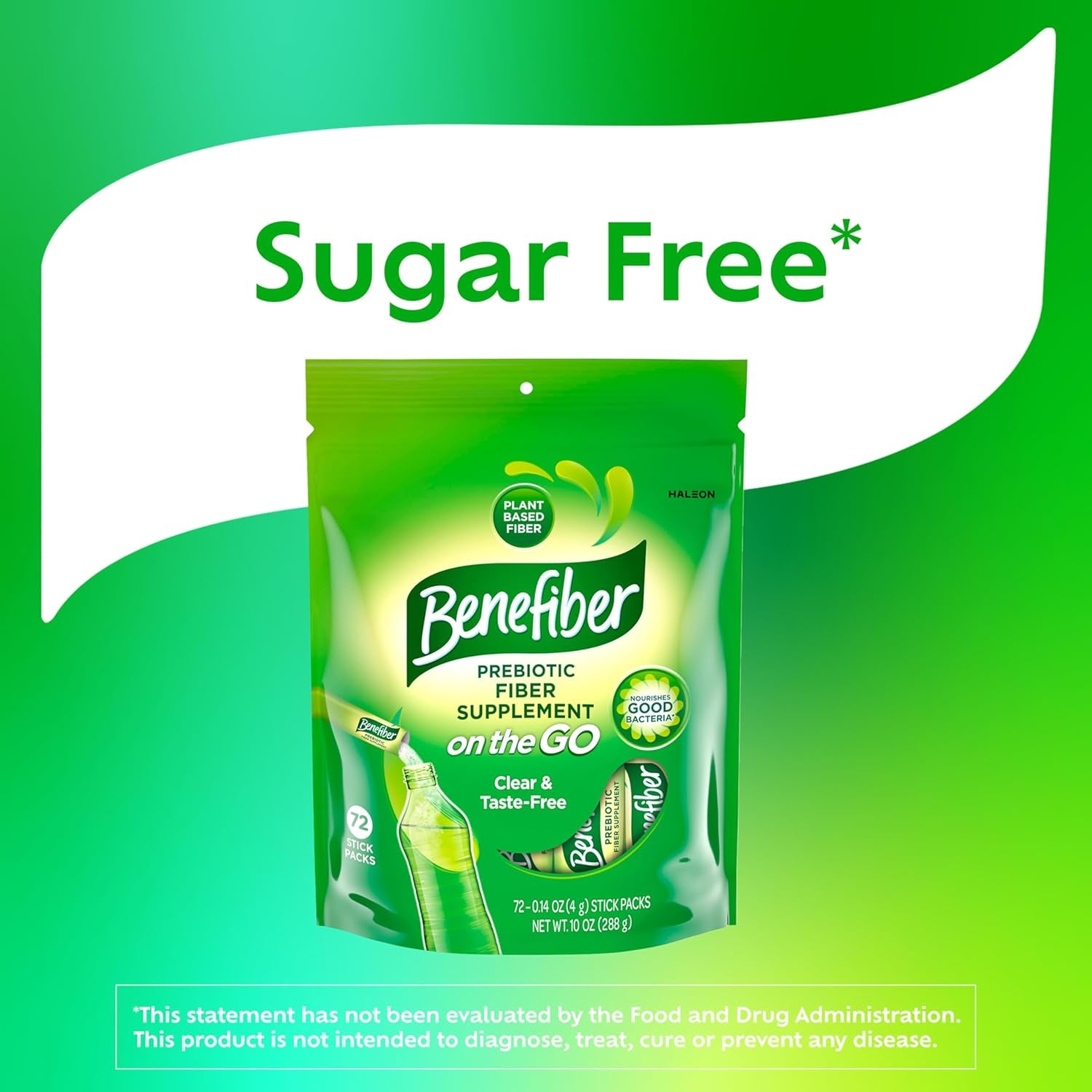 Benefiber 302805 Fiber Supplement Powder Stick Packs for Digestive Health, 28 Sticks, 3.92 Ounces