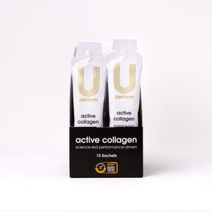 U Perform - Sports Muscle Recovery Supplement - High Protein Liquid Collagen Drink - Great for Joints Repair - Citrus Tasting and Natural Ingredients Based (8000Mg) (14 Sachets)