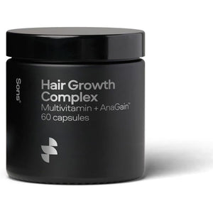 Sons Hair Growth Supplement - Multi-Vitamin Supplement & Minerals with Anagain, Marine Collagen & Biotin - Natural Ingredients to Promote Healthier Hair, 1 Month (60 Capsules). Made in Europe