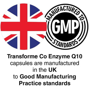 Transforme Coq10 100Mg 180 Capsules, High Absorption High Strength Coenzyme Q10 Liquid Softgels, 6 Months Supply, Naturally Fermented, UK Made