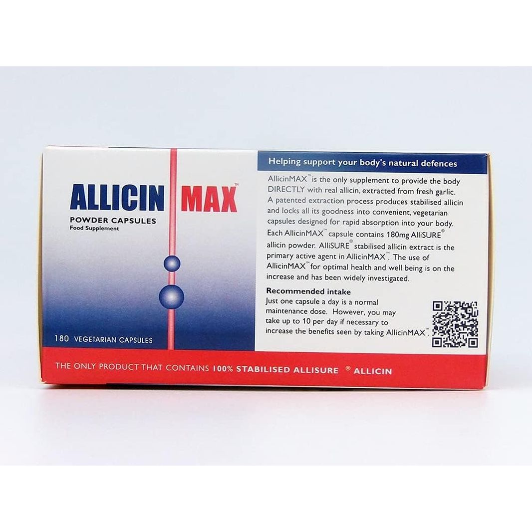 Allicin Max Capsules, 180Vcaps