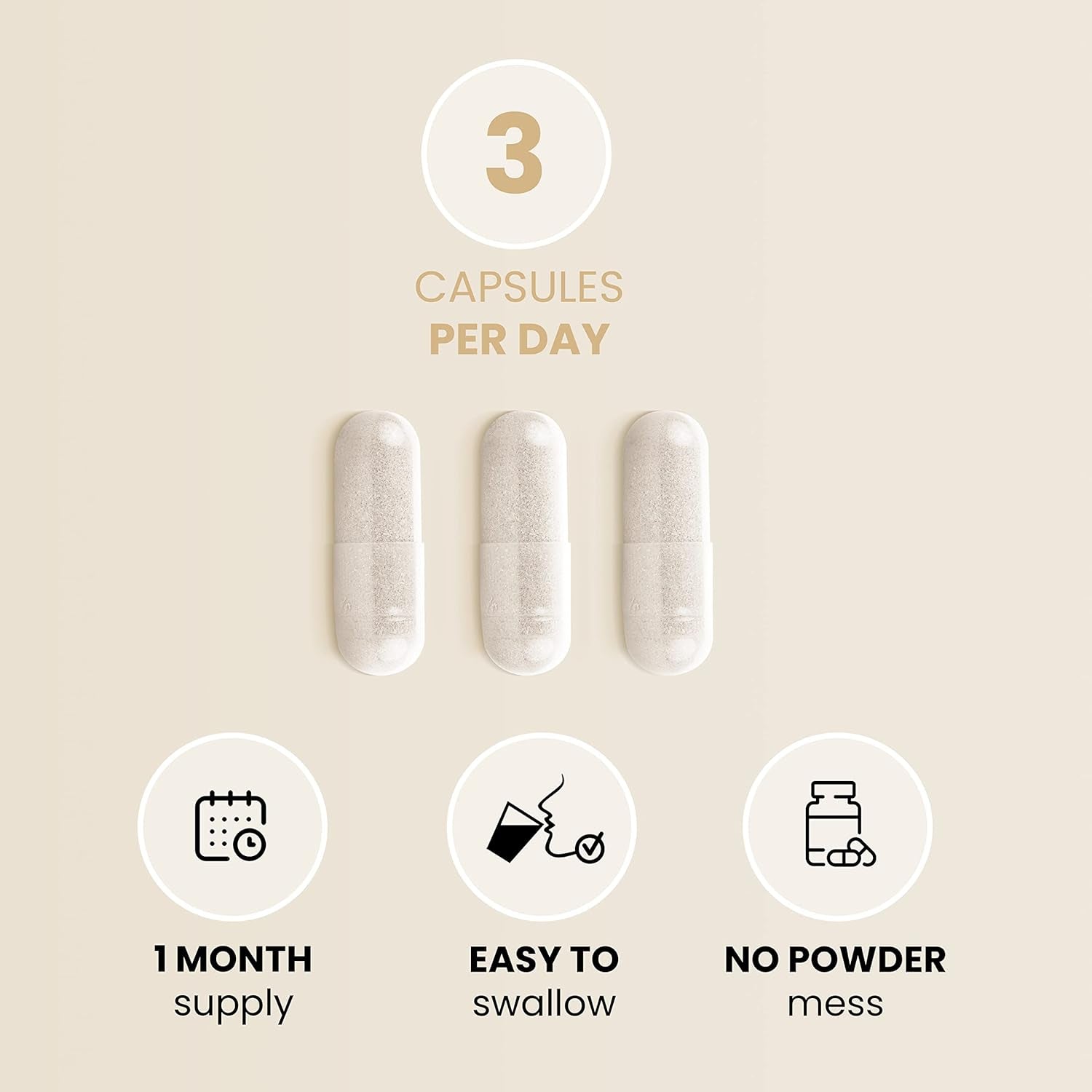 Advanced Collagen Complex | Made in the UK | Hydrolysed Collagen Supplements for Women & Men Enhanced with High Absorption Hair Skin and Nails Vitamins A, C & E | 180 Capsules