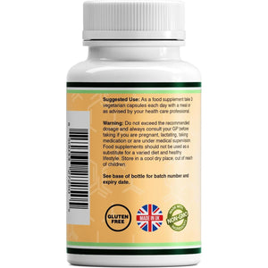 Double Wood Magnesium Malate Capsules | 240 High Strength Magnesium Malate Supplements | 80 Servings - 1500Mg Malate per Serving | Supports Energy Levels, Muscle Pain and Recovery | UK Manufactured