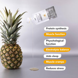 Zooki 1500Mg Liposomal Magnesium Bis-Glycinate Liquid Sachets, 200Mg Elemental Magnesium | 4X Higher Absorption | Sleep, Stress, Muscle Function, Cramps, Heart Health (Pineapple Guava Flavour 30X15Ml)