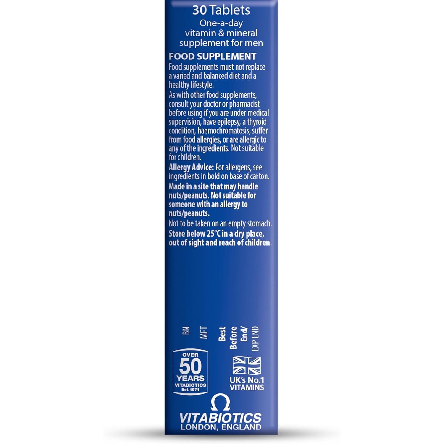 Original Multivitamin Tablets for Men, Wellman