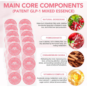 Glp-1 Patches Natural Ingredients Patch, Gentle and Soothing Glp 1 Supplement (30PCS)