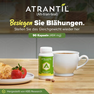 Atrantil Natural Digestive Aid for Bloating and Abdominal Discomfort, 90 Capsules