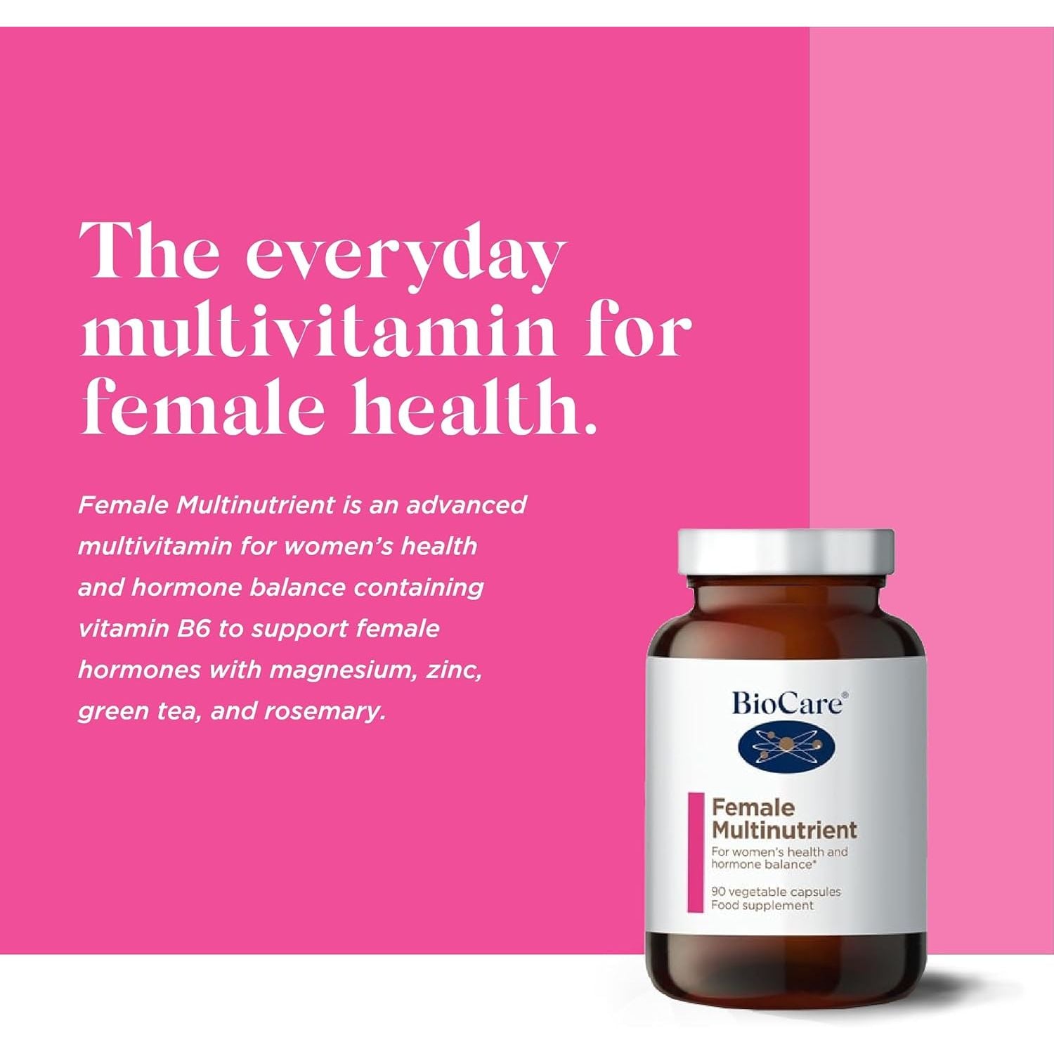 Biocare Female Multinutrient | for Women'S Health & Hormone Balance - 90 Capsules