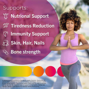 Centrum Women Tablets Multivitamin & Mineral Supplements, with 23 Essential Nutrients Including Vitamin D, C, and Iron, 30 Ct