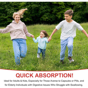 Magnesium Glycinate Liquid Drops-1000Mg Magnesium Liquid Supplement with Cellulose Fiber, Bromelain, Vitamin B6, C, D, Zinc, Magnesium Liquid Drops, Strawberry Flavor