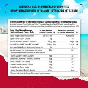 BSN Nutrition Amino X Supplement with Vitamin D, Vitamin B6 and Amino Acids, Watermelon Flavour, 70 Servings, 1 Kg