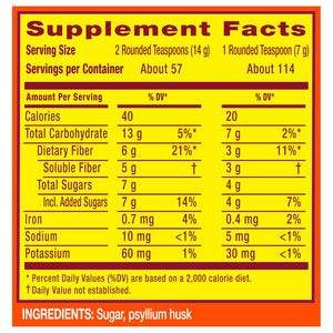 Daily Fiber Supplement, 114 Doses