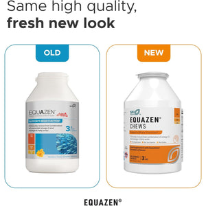 Equazen Strawberry Chews, Omega 3 and 6 Supplement, Blend of DHA, EPA and GLA, Supports Brain Function, Suitable for Children from 3+ to Adults, 360 Count (Pack of 1)