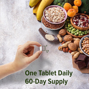 ORZAX Magnesium Glycinate, Citrate, Malate - 200 Mg of Triple Complex Magnesium for Muscles, Nerves, & Energy - Leg Cramps, Calm & Sleep Supplement (60 Tablets)