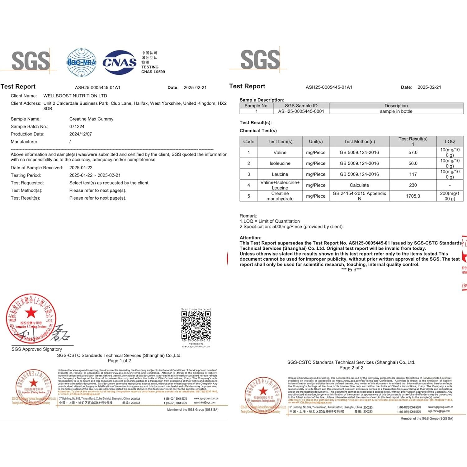 Wellboost Creatine MAX Gummies - 5000Mg Creatine Monohydrate & 600Mg Bcaas per Serving - Vegan, Sugar-Free Chewable Gummies with Strawberry & Banana Flavour - 90 Gummies (1 Month Supply)