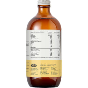 Premium Natural Source of Vegan Omega 3, 6 & 9 – Udo'S Choice Ultimate Oil Blend - Cold Pressed – Plant-Based – Unprocessed – Supports Optimum Health – 500Ml