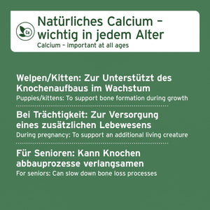 Aniforte Egg Shell Powder 250G Calcium for Dogs & Cats - Natural Calcium Source, Supports Bones & Teeth, Egg Shell Powder for Barf, High Bioavailability