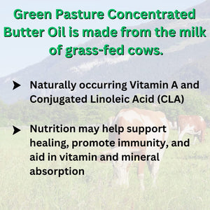 Green Pasture Blue Ice Royal Butter/Fermented Cod Liver Oil Blend - 120 Capsules