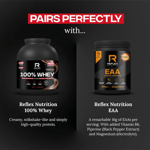 Reflex Nutrition Creapure® Creatine Monohydrate Powder Unflavoured - 100% Creatine for Strength, Muscle Gains & Recovery - No Fillers or Additives - 500G (Vegan Creatine 5G per Serving, 100 Servings)