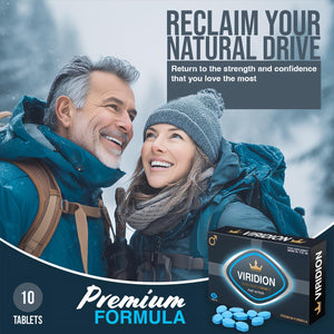 VIRIDION for Men – Extra Strong, Fast-Acting Energy and Stamina Pills – for Enhanced Performance with Herbal Extracts – Made in the UK