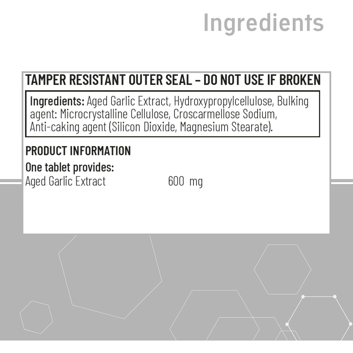 Quest Kyolic Garlic 90 Tablets - 600Mg High Strength Odourless Agedgarlic Extract for Heart, Liver & Immune Function. Daily Supplement, Improve Circulation, Liver Detox & Immunity (Pack of 1)