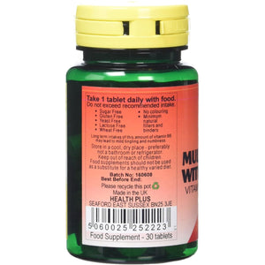 Health plus Multi Vits 'N' Mins without Vitamin a One-A-Day Multivitamin Supplement - 30 Tablets