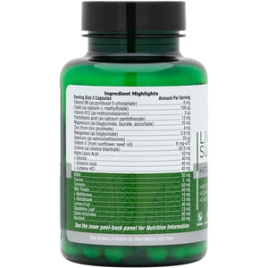 Naturesplus Bio Advanced Liver Support - Liver Health Supplement with Turmeric, Artichoke, Milk Thistle, Dandelion, Choline and Methyl Bs - Gluten, Dairy and SOYA Free - Vegan, 60 Capsules