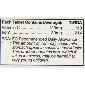 Healthaid Iron Bisglycinate - 30 Vegetarian Tablets