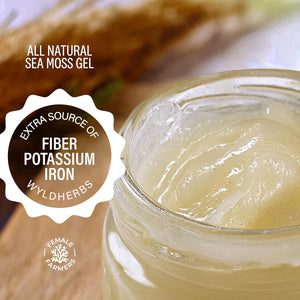 Wyld Herbs All-Natural Organic Sea Moss Gel | 100% Wildcrafted Dr Sebi Sea Moss | Superfood Rich in Minerals, Proteins & Vitamins - Vegan & Gluten Free Sourced from the Caribbean 720ML