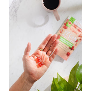 Vegums Multivitamin for Vegans – Natural Vegan Gummy Vitamins with B12, D3, Iodine & Selenium – Sugar-Free – Plastic-Free – 30 Gummies – Vegan Supplement for Adults & Kids