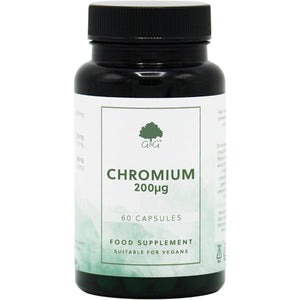 Chromium Picolinate | 200Mcg of Chromium Picolinate per Capsule | 60 Vegan Capsules | G&G Vitamins