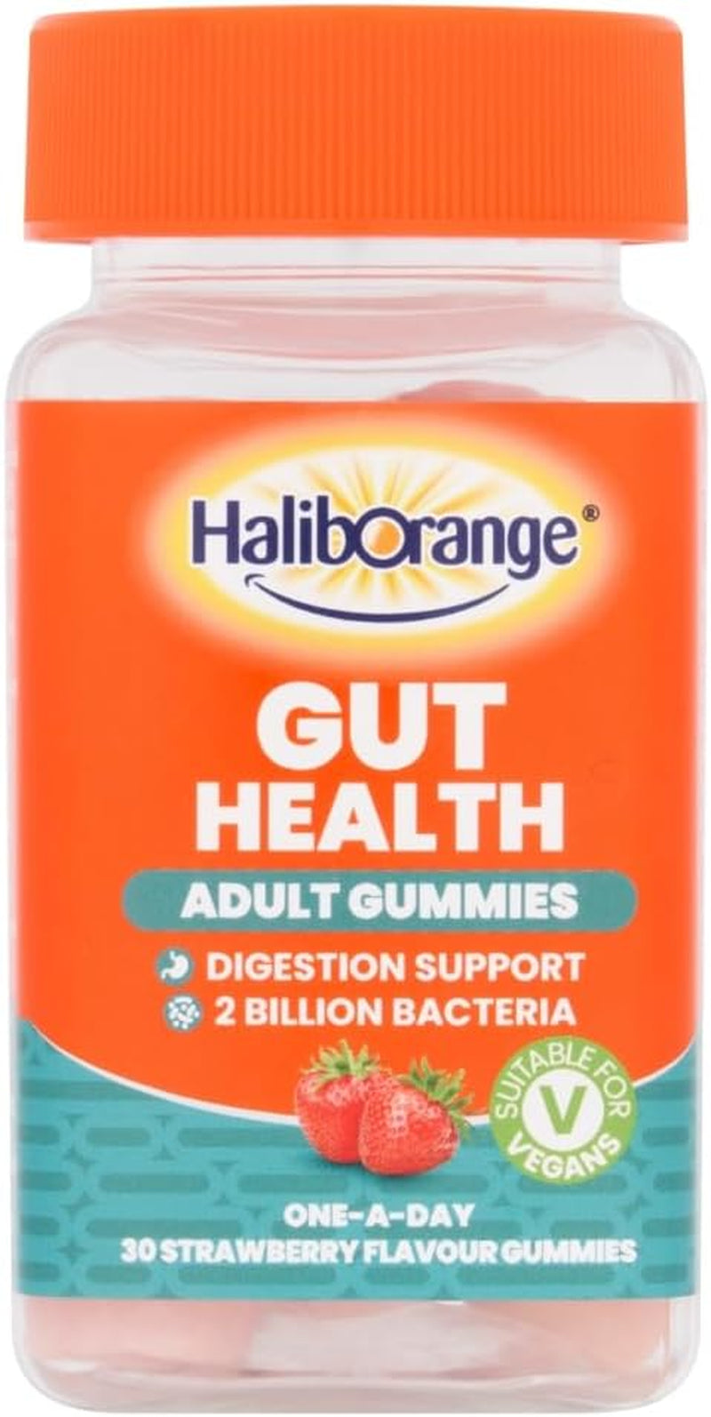Haliborange Adult Gut Health - 30 Strawberry Gummies