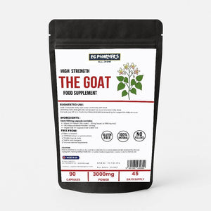 The Goat – Dual Formula Hgoat Capsule 3000MG | High Strength 20:1 Blend for Energy & Peak Performance – 90 Vegan Capsules – No Fillers, Lab Tested, UK Made