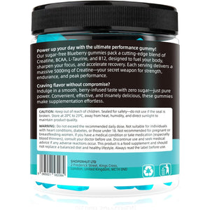 120 Creatine Gummies 6500Mg Sugar-Free Complex – Pre-Workout Creatine Monohydrate + BCAA, L-Taurine, B12 – Max Strength Chewable Gym Supplement – Vegan Gummy Chews for Men & Women – Primalvit