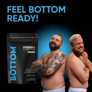 Friend of Dorothy - Bottom Fiber Supplement for Effortless Prep Time - Helps Promote Digestive Regularity - Psyllium Husk Based - for Men Who Bottom, 120 Capsules