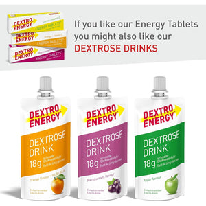 Dextro Energy Tropical Glucose Tablets |Fast Acting Carbohydrates for a Quick Burst of Glucose|With Vitamin C, B6, B12 and Folic Acid | 14 Count (Pack of 24)