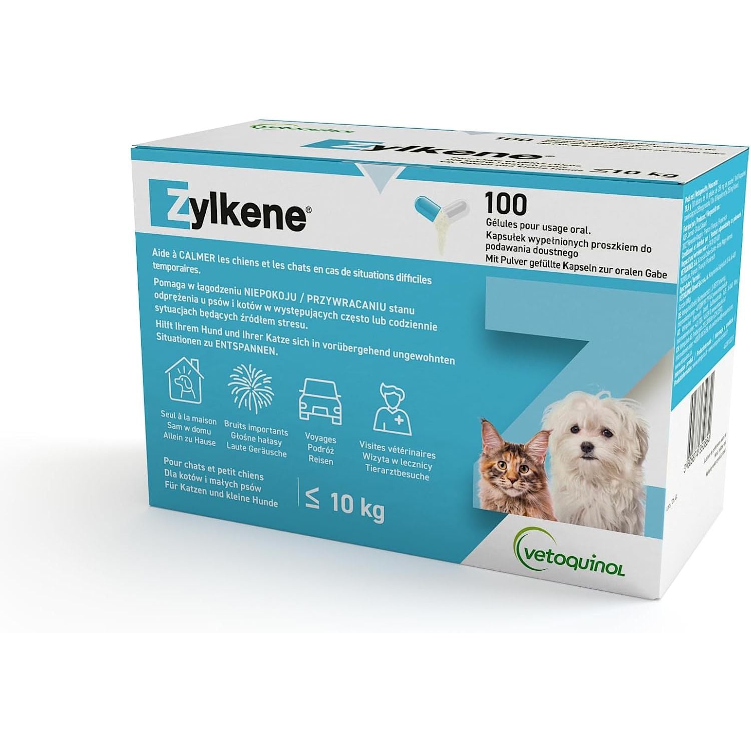 Zylkene 75 Mg - 100 Capsules (Cats & Small Dogs)