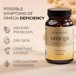 Primabiotic Omega 3 – High Strength Fish Oil Capsules | Pure Omega-3 Fish Oil for Heart, Brain & Joints | Premium EPA & DHA | Supports Heart Health, Cognitive Function & Joint Mobility