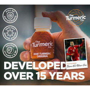 Turmeric, Ginger, Beetroot Shots - the Turmeric Co 7 Pack of Mixed Shots of Healthy, Vegan Shot Drinks, High Strength, Immune Support Made from Fresh Cold Pressed Turmeric and Ginger, Made in the UK