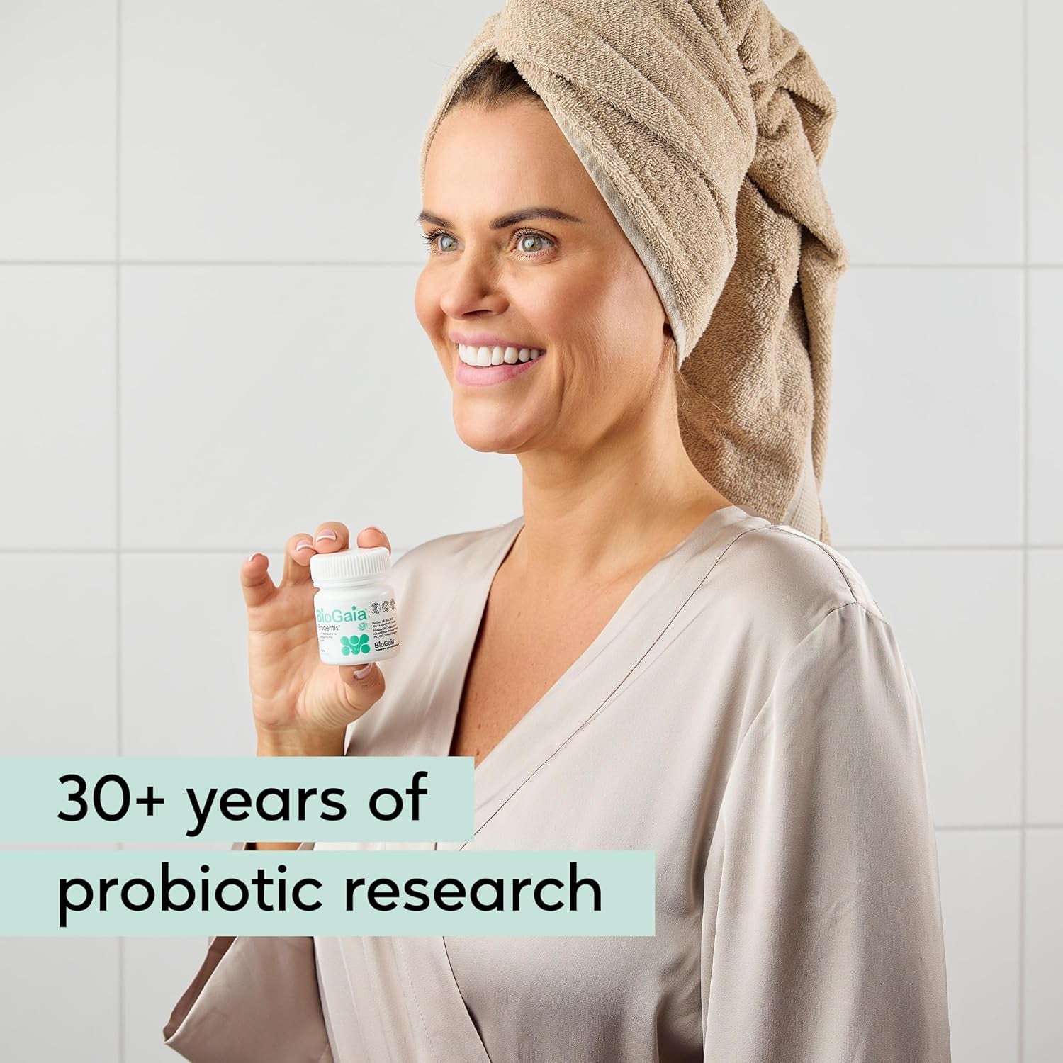 Biogaia Prodentis Oral Probiotics for Gums & Teeth | Innovative Dental Probiotics to Strengthen Teeth & Enamel | Unique Lactobacillus Reuteri | 30 Lozenges with Xylitol, No Added Sugar – Mint Flavour