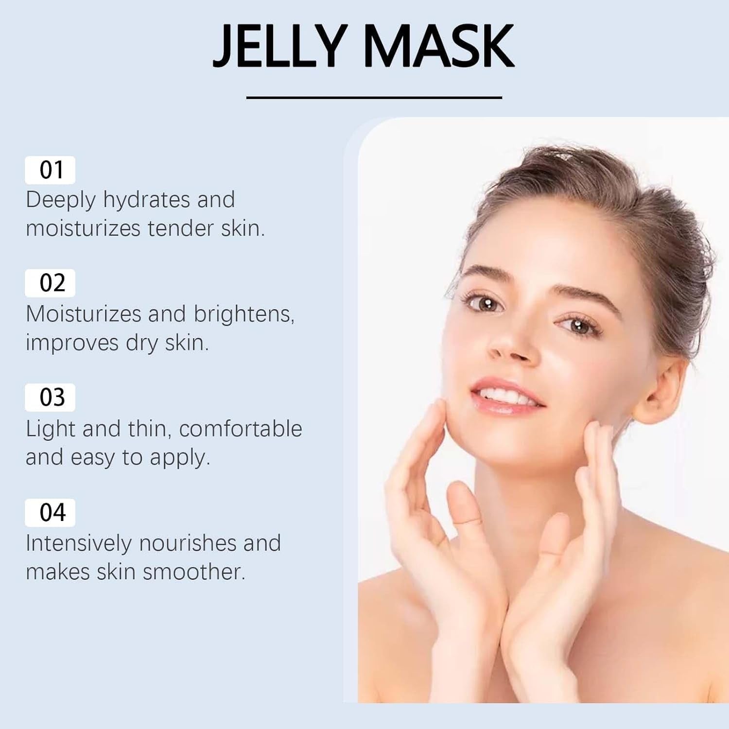 DEJIN Hyaluronic Acid Powder - Pure and Natural Hyaluronic Acid Powder for Face and Skin Care, Water-Soluble and Vegan with Low Molecular Weight, Ideal for DIY Facial Serum and Anti-Aging Treatments.