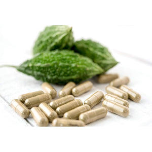 Synbio Botanicals - Karela (Bitter Melon Extract) Capsules 500Mg | Vegan | Made in the UK | Gluten Free | Sugar Free | Salt Free | Nut Free | Kosher | Halal | Supports General Wellbeing