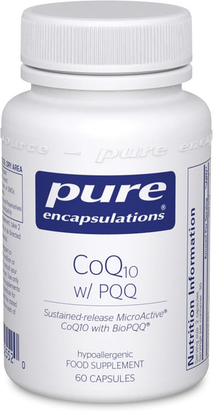 Pure Encapsulations Coq10 – SR with PQQ - Protects from Oxidative Stress, Supports Immune System - 60 Capsules
